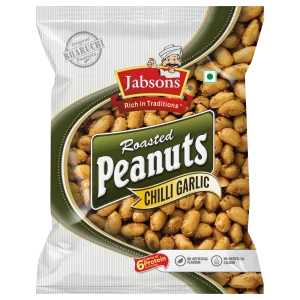 JABSONS ROASTED PEANUTS CHILLE & GARLIC
