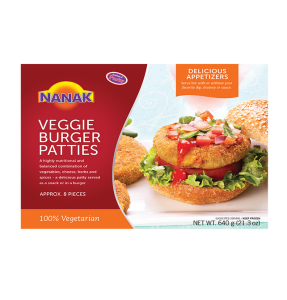 FROZEN VEGETABLE BURGER (8'S)